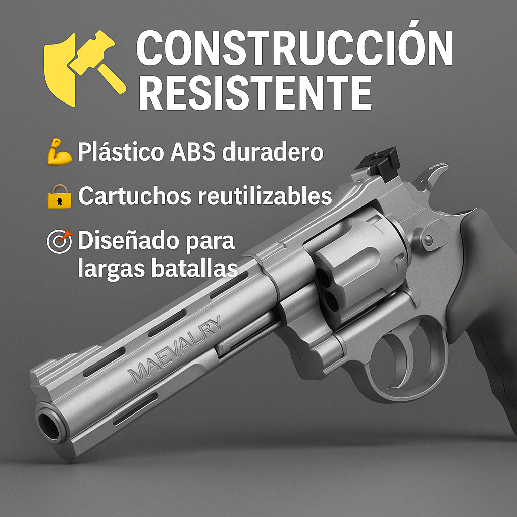 Replica de Revolver. Bala suave.