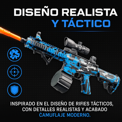 Rifle M-416. Balas de gel