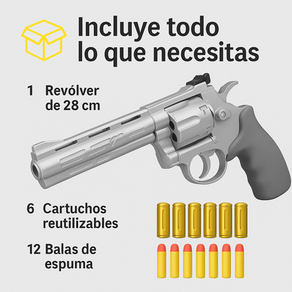 Replica de Revolver. Bala suave.