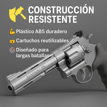 Replica de Revolver. Bala suave.