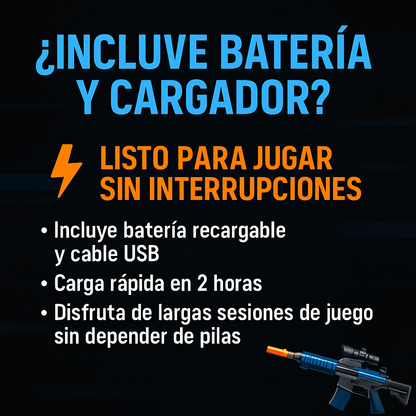 Rifle M-416. Balas de gel