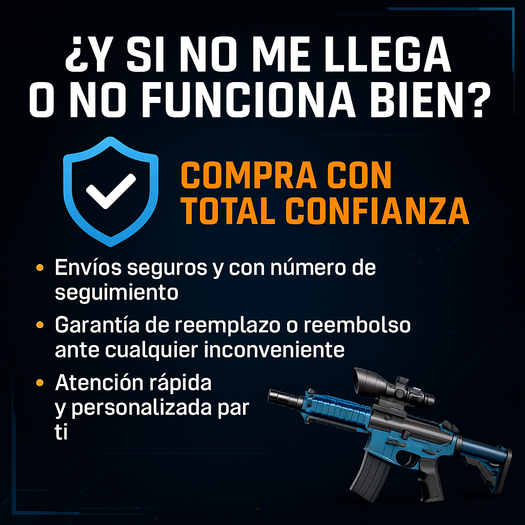 Rifle M-416. Balas de gel