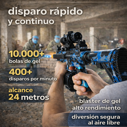 Rifle M-416. Balas de gel